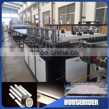 pvc sheet foam production line/pvc foam board extruding machine/pvc foam board making machine