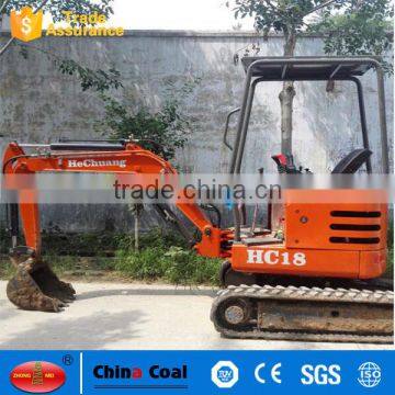 Hot popular mini hydraulic excavator 1.8T