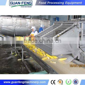 sweet corn processing line/sweet corn production line
