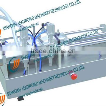 two-head pneumatic liquid soap filling machine