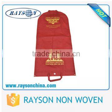 Customized Zippered Men's Garment Suit Hanger Bag Nonwoven Suit Cover Bag photo-3