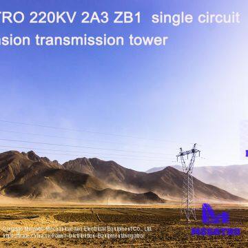 MEGATRO 220KV 2A3 ZB2 Single Circuit Suspension Transmission Tower photo-2