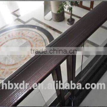 Wire Drawing /sandblasting / Powder Coated Bronze Anodized Surface Treatment Aluminium Profiles photo-2