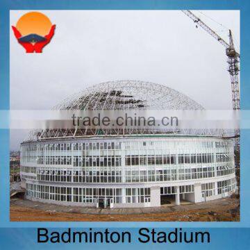 China Honglu steel structure badminton stadium building