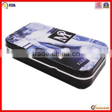Rectangle Chocolate Flocking Gift Tin Box photo-5