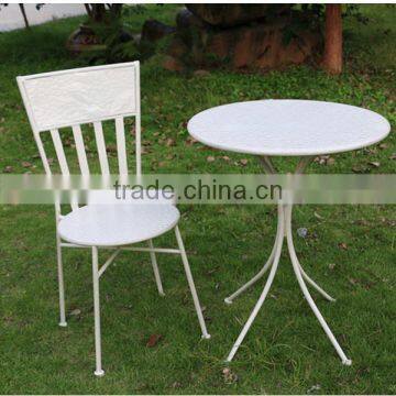 Vintage Cream Outdoor Portable Table photo-2