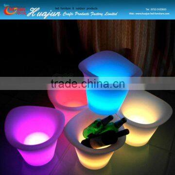 Any Size of Led Ice Bucket Use Night Club& Bar Led Lighting Ice Bucket/led Plastic Rechargeable Ice Bucket photo-2