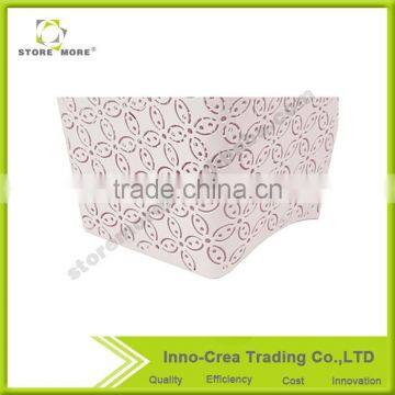 Arc-shape Metal Punched Decorative Trash Can For Home/Office photo-3