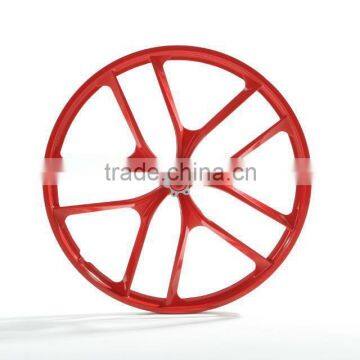 22 Inch Lightest Strongest Magnesium Alloy Bike Wheel /fixed Gear Type Hub Bike Wheel