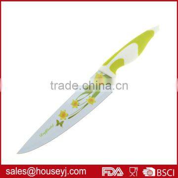 Set of 6pcs Knife Set 5pcs Non Stick Color Kitchen Knife+1pc Ceramic Peeler With EVA Box Packing photo-3