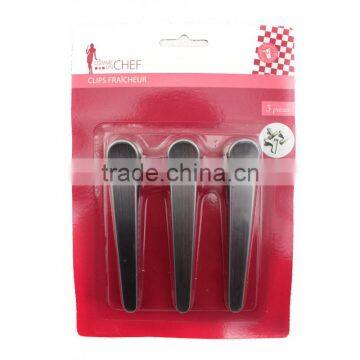 3PC big metal kitchen seal bag clips