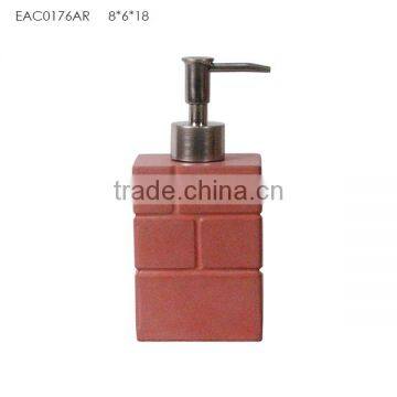 Red Brick Effect no Broken Edge Novel Bathroom Accessories From Shenzhen With Bath Tray and Wall Mounted Toothbrush Holder photo-2