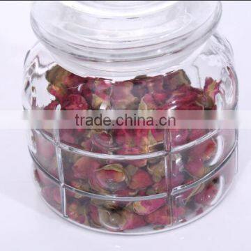 350ml Clear Airtight Decorative Glass Canisters With Glass Lid photo-4