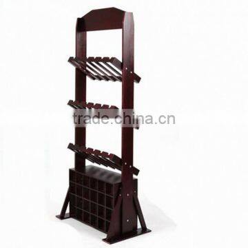 Eco-Friendly Handmade Wine Rack Wooden Winery Recycled Beech Wood Winery Wood Wine Rack photo-2