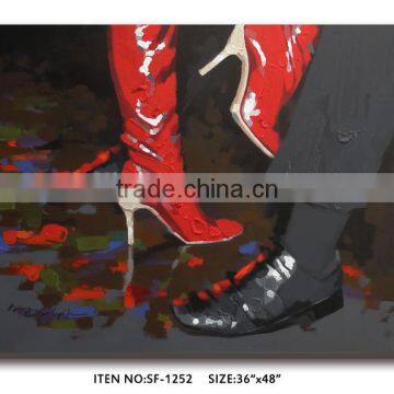 2017 New Design Dance Couple Oil Painting photo-3