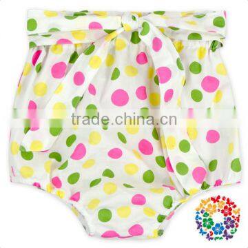 Newborn Toddler Girls Rainbow Polka Dot Cotton Bloomer