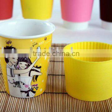 porcelain silicone cup holder