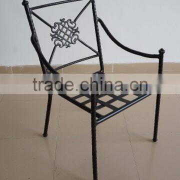 cast aluminum dinning chair