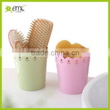 Emc Plsatic Storage Baskets, Plastic Round Flower Shape Baskets photo-3