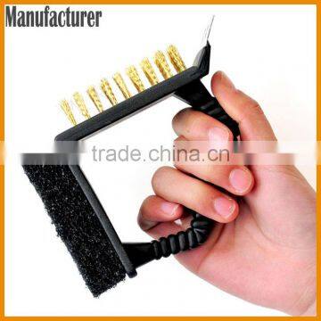Three-in-One BBQ Grill Cleaner Shovel Sponge Cleaning Brush 3 in 1 BBQ Grill Cleaning Brush photo-4