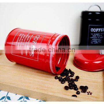 New Stylish Glossy Metal Sealed Coffee Tea Sugar Tin Canister photo-2
