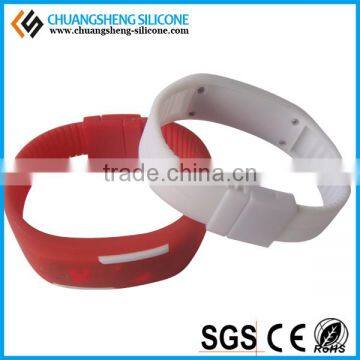 Various color Battery watch, LED screen watch, silicone led watch