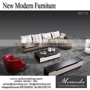 MT73 100% Genuine Top grain leather sofa L-shaped corner sofa heated leather sofa