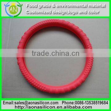 2015 Best Sale Universal M S Size Silicone Steering Wheel Cover|car Steering Wheel Cover for Accessories photo-2