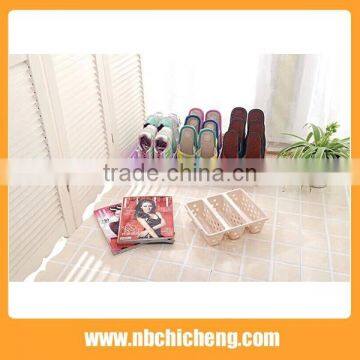 Saving Room Cheap Plastic Portable Cubby Shoe Rack photo-5