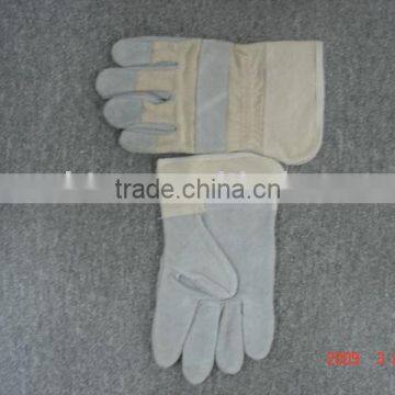 cow split leather glove