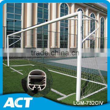 Standard Mitred Nut & Bolted Metal Adults Goals With Net photo-2
