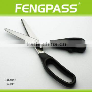 S8-1012 25cm 2Cr13 Stainless Steel Blade With Plastic Handle Leather Craft Scissors photo-2
