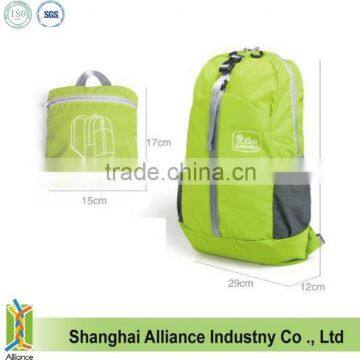 Promotion cheap lightweight easy carring foldable backpack bag(CF-202)