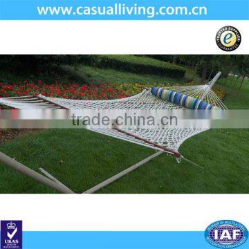 wholesale cotton rope hammock with canopy hammock with stand