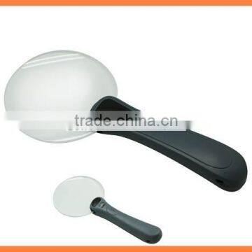 Rimless Magnifier with Light