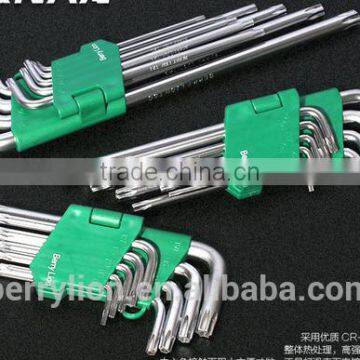 Berrylion Star Hex Key Set Middle Long CR-V 9pcs Star Hex Key