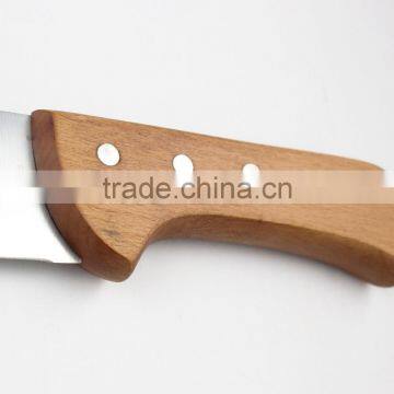 549-10 5" High Quality Kitchen Chef Knife With Wooden Handle photo-3