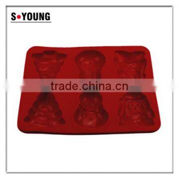 10113Christmas Shaped Silicone Chocolate Mould and Mold photo-5
