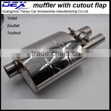 Performance Muffler With Exhaust Cutout Kit in Exhaust System photo-2