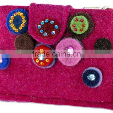 Best Selling Eco-friendly Handmade Attractive Felt Purse