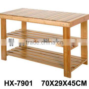 Tier Bamboo Shoe Rack photo-5
