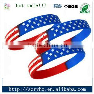 Wholesale Cheap Custom Silicone Bracelet Fashion Designs Reusable Waterproof Silicone Rubber Bracelet/wristband/bangle photo-4