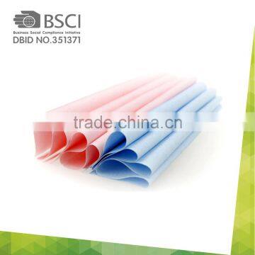 Good Absorbent Microfiber Cloth Colored Diposable Nonwoven Wipes for Furniture