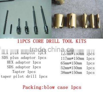 76mm drill set for drill materials of concrete