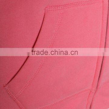 Lady Fashion Zipper-Up Sweatshirt With Chinese Style Hood photo-4