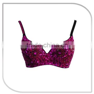 DISCOUNTED Sequin Material Sexi Boob Tube Tops