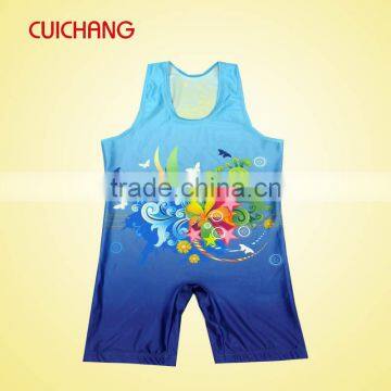 custom sublimated wrestling singlets