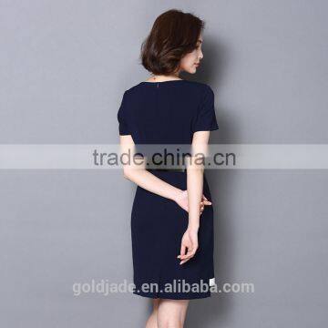 2016 Wholesale Elegant Office Ladies Mature Ladies Modern Dresses photo-3