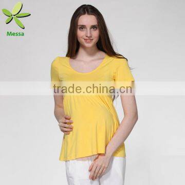 OEM wholesale New design silk blouses for fat for pregnant women