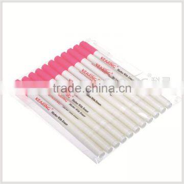2017 New Kearing Manufacture Top Rated Multifunction Dual 1.0mm Nibs Pink Color Auto Air Disappearing Marker For Fabric Marking photo-2